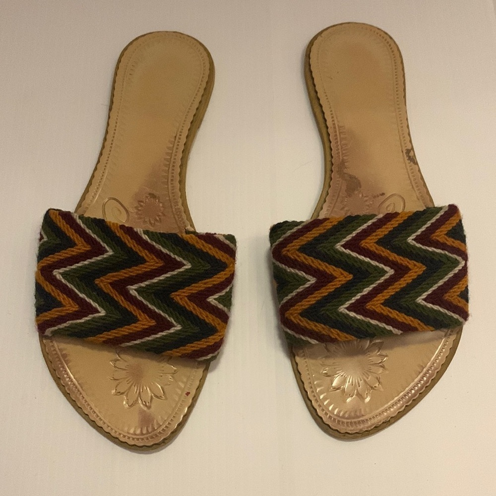 KATICO Handwoven Colorful Sandals Size 9
